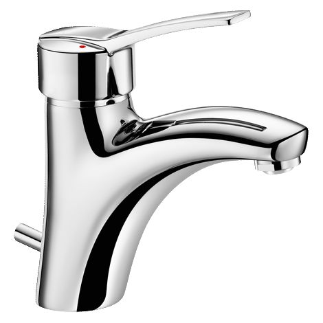 Delabie EHM für WT, H85 L135 mm,Zugstangenablaufgarnitur,Bedienhebel (1/2)