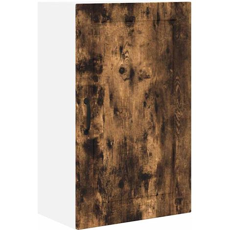Meuble mural de cuisine,Armoire de cuisine avec étagère Chêne fumé 50 x 31 x 80 cm CFW54019 (1/5)