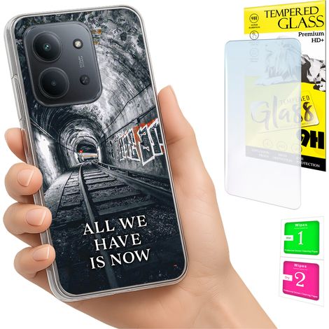 Custodia per Xiaomi Redmi 15C 5G 173mm / Poco C85, cover posteriore in vetro (1/5)