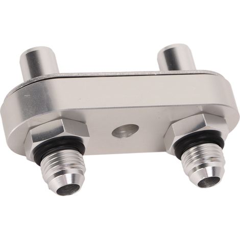 Adapterplatte für Getriebekühlleitung, 6AN-Anschluss, Teilenummer 551121, kompatibel mit 6L80E, 6L90E und 8L90E 6/8-Gang-Automatikgetrieben (1/5)