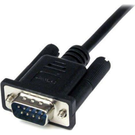 Câble Null Modem - Db9 Mâle Vers Femelle - Rs232 Série Croisé - Pour Connexion Directe Pc À Pc - 1 M (1/4)