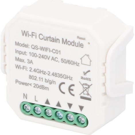 Unitec WIFI Jalousie-Einbaumodul steuerbar per Tuya-App (1/3)
