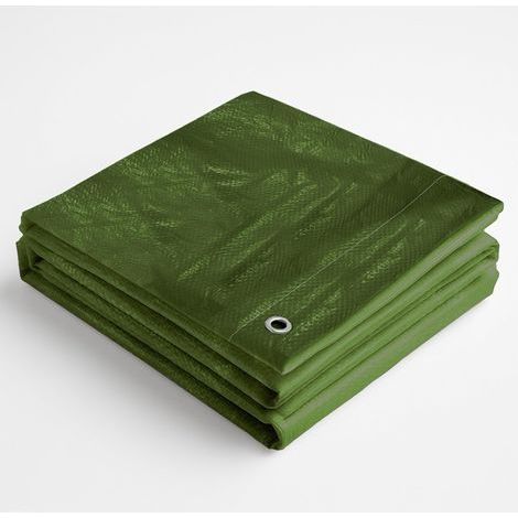 1 Bâche Tissée 2x3m 180g/m² Imperméable Œillets Métalliques Protection Jardin (1/5)