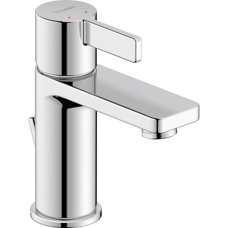 Duravit D-Neo - Miscelatore da lavabo, con sistema di scarico, cromo DE1010001010 (1/5)