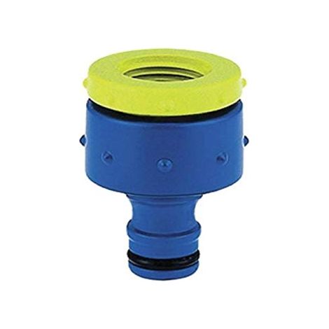 Tatay 0000202 Bulk Twist Lock Connettore per Rubinetto, Blue, 3/4-1/2-Inch