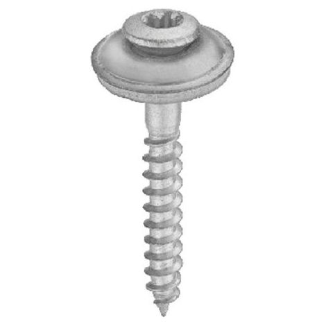 CON:P B30165 Lot de 100 vis Spengler Torx avec rondelle d\'étanchéité et 1 mèche Acier inoxydable anti-rouille A2 4,5 x 35 mm (1/3)