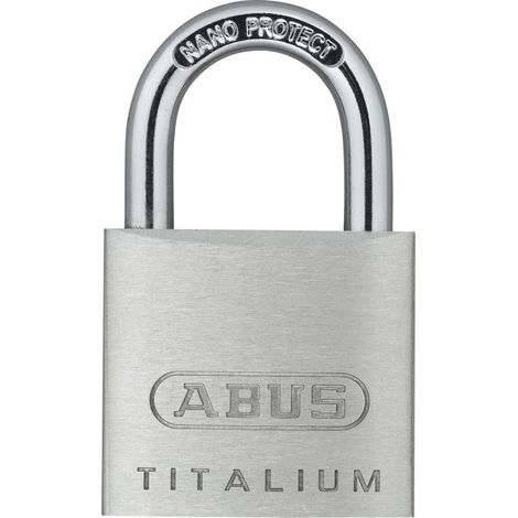 Zylindervorhangschloss 64TI/30 Schlosskörper-B.30mm Titalium versch.-schl.ABUS