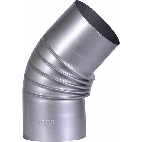 Ofenrohrbogen, 45° FAL Ø 100 mm ohne Tür