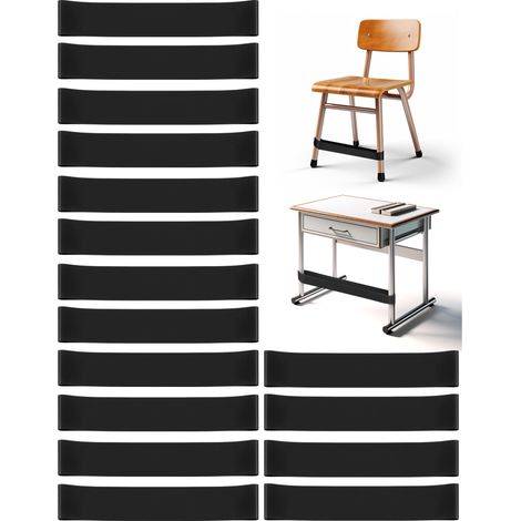 Lot de 16 bandes de chaise pour enfants avec pieds agités, outils pour enfants, améliorent la concentration et réduisent l'agitation, bandes de chaise pour le sensoriel (1/5)
