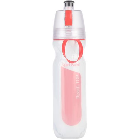 Gourde vaporisatrice portable pour le cyclisme et les sports de plein air (rouge) (1/5)