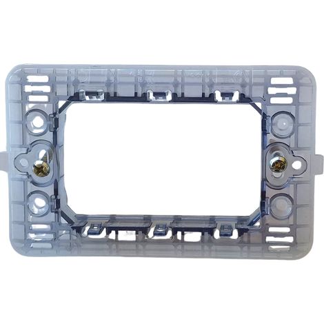 Biesse supporto per placche compatibili con bticino matix diverse modulazioni numero posti 3 posti - confezione 1 (1/5)