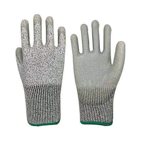 Pair of Anti-Cut Gloves, Anti-Cut Protection Gloves Level 5, Protection Against Daily Cuts (Kitchen, Crafts) (1/5)