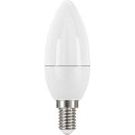 Lampada led oliva opale e14 - Specifiche: 3.3W - 2700°K - 250 LM - Ø mm 35x102h - A+ - 10 pz