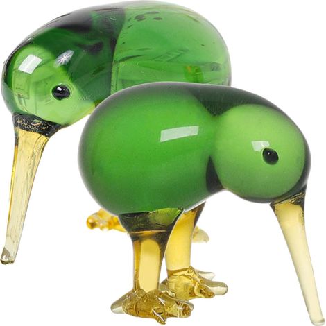 2 Stück Tierfigur aus Kristall Vogel Deko für Wohnzimmer