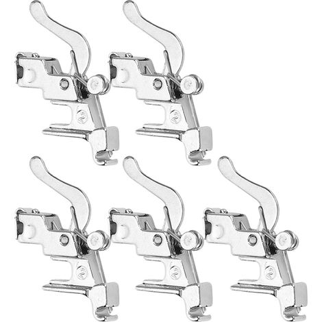 Ensemble de 5 pièces pour machine à coudre électrique domestique multifonctionnelle : support de pied-de-biche et poignée à changement rapide. (1/5)
