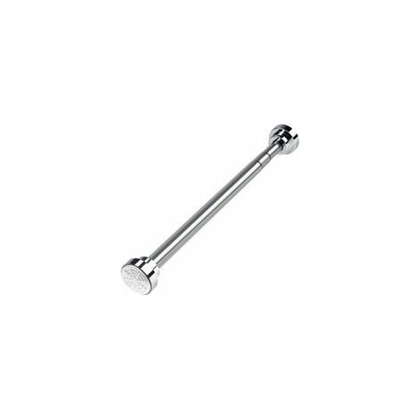 Barre extensible pour rideau de douche télescopique 40-50 cm – Acier inoxydable – Installation sans perçage – Résistante à la corrosion (1/5)