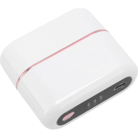 Mini Brosse à Lisser les Cheveux Fil, Peigne à Lisser à Ions Négatifs pour une Utilisation en Voyage avec Batterie de 2000 MAh, Style Rapide Léger et Convivial (1/5)