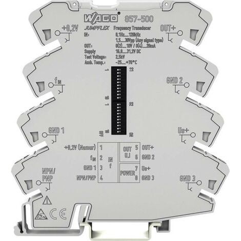 Convertisseur de mesure de fréquence 0,1 - 120 kHz 857-500 WAGO D20303