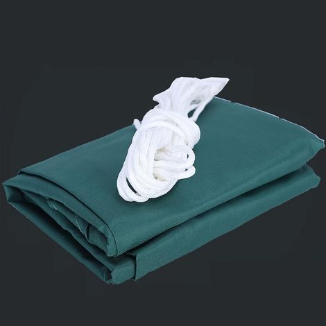 Voile d'ombrage – 2x2 m – Vert foncé – Polyester 210D – Imperméable – Anti-UV 90% – Jardin/balcon (1/5)