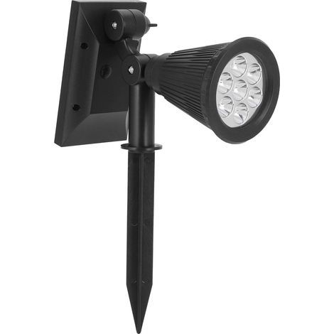 Luminaire, contrôle de la lumière intelligent réglable 5.5V lampe de pelouse noire étanche, chemin pour jardin de pelouse de cour(IPL) (1/5)