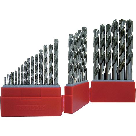 Jeu de mèches affutées DIN338 Teng Tools DB028