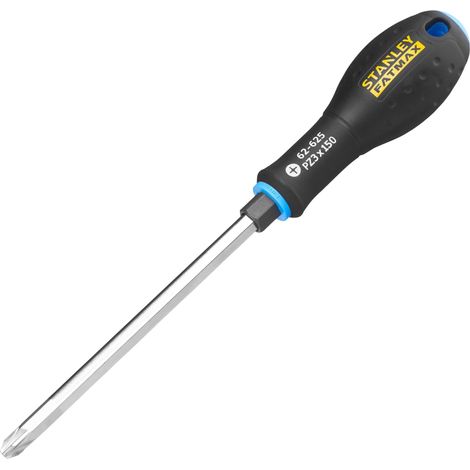 Tournevis Pointe PZ3 - Lame en Acier - Sablage de L'Empreinte - Poignée Soft Grip - Liaison Quasi Incassable - Finition Anticorrosion (1/5)