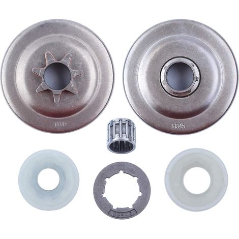 325" 7T Tambour Pignon Roue Engrenage à Vis Kit de Roulement Pour Husqvarna 340 345 346XP 350 351 353 445 450 E (1/5)