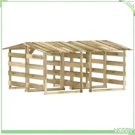 Pergola - FAFEICY - 3096646 - Bois de pin imprégné - 100x90x100 cm - Lot de 4 (1/5)