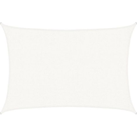 Maison Exclusive - Sonnensegel 160 g/m² Weiß 2,5x4 m HDPE