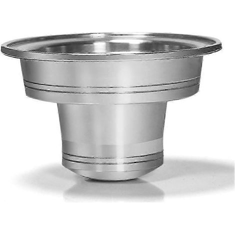 Les capsules de café réutilisables en acier inoxydable compatibles avec les machines Nespresso Vertuo ENV135 et GCA1 offrent une saveur riche. (1/3)