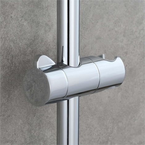 Support de pommeau de douche, en laiton, pour poignée de douche à main réglable en hauteur et en angle, rond. (1/5)
