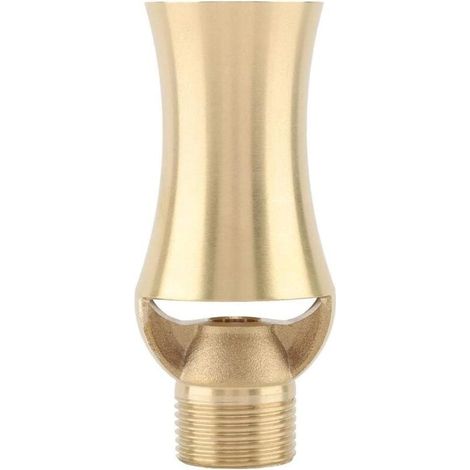 [NEVER USED] Brass Ice Tower Pond Waterfall Cedar Water Fountain Spray Nozzle, Adjustable Head, Cedar-Shaped Basin Flow Sprinkler Head (1/2''3/4'')