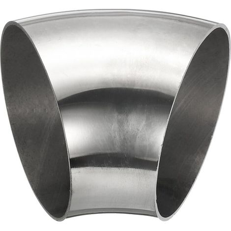 1pc Coude À 45 Degrés Mandrin, D'Échappement En Acier 70mm OD Connecteur De Tuyauterie Inoxydable 304 Pour Tuyau Main Courante HVAC - 70 mm (1/5)
