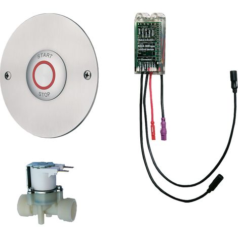 KWC AR Duscharmatur, AQUATIMER, Hw.-Mont.,  elektronisch, o. Mischung, 24 VDC
