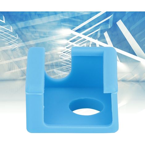 5 Manchons en Silicone pour Bloc Chauffant d'Imprimante 3D, Compatible avec Creality CR-10, CR10S, Ender 3, MK7, MK8, MK9 - Bleu