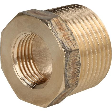 Raccord à visser laiton rouge réduction FM/FF 2" x 3/4"