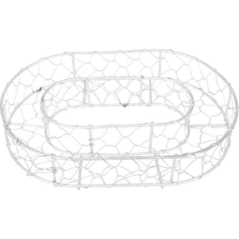 Cadre De Couronne Décoratif Fer pour Créations Support Solide pour Guirlandes Et Ornements Muraux pour Fêtes Et Anniversaires Convient pour Intérieur Et Extérieur (1/5)