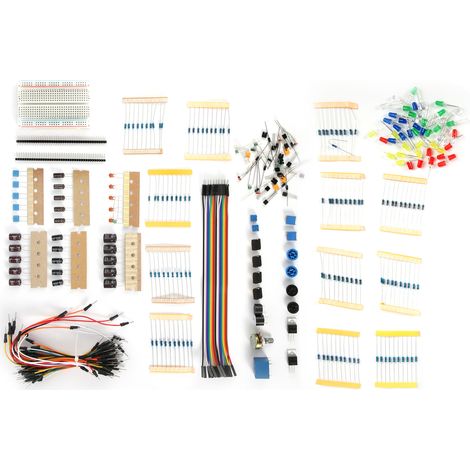 Kit de composants pour démarrage, carte de développement de base, accessoires expérimentaux, plaque d'essai 400 trous (1/5)