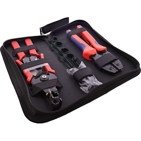 Inline Modello 94104 Kit di strumenti fotovoltaici nero e rosso (1/3)