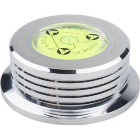 Stabilisateur universel 60 Hz pour platine vinyle LP, pince de lestage en aluminium argentée (1/5)
