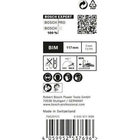 25 Stück Stichsägeblätter EXPERT T 308 BF Hardwood 2-side clean Bosch