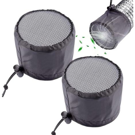 2 Pcs 4 in Couverture de Ventilation pour Tente de Culture Couvercle de Filtre de Conduit couvercle de ventilation pour salle de bain, serre extérieure, camping-car, cuisine, buanderie intérieure