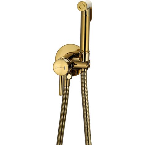 Mexen Elba Unterputz-Bidetarmatur mit Anbausatz, gold - 7599250-50 (1/2)