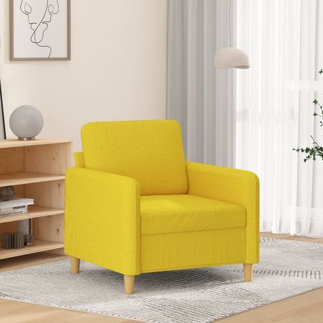 Fauteuil Jaune clair 60 cm Tissu (1/5)