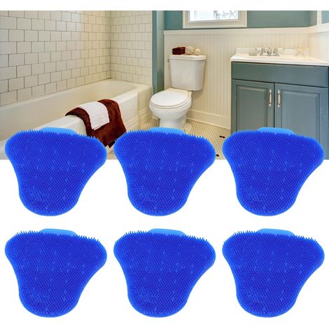 Dreieckige, geruchshemmende Matte für Urinale, spritz- und verstopfungshemmende, blaue geruchshemmende Matte für Urinale (1/5)
