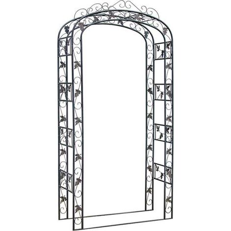 Arco de Flores En Estilo Rústico Negro