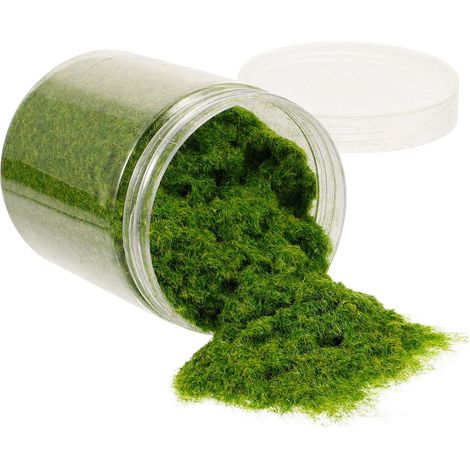 Mousse verte artificielle en bouteille nylon, matériau polyvalent (1/5)