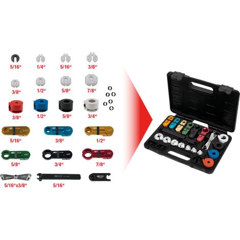 KS TOOLS Jeu d'extracteurs de cosses, 22 pcs ( 115.1260 ) (1/5)