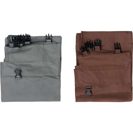 Wäschesack für Hotel-Trolley, 2 Fächer, Mega-M (MTP006698), blau, N