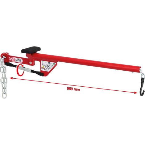KS Tools 700.1495 Universal-Achshebel mit Kette, 960mm